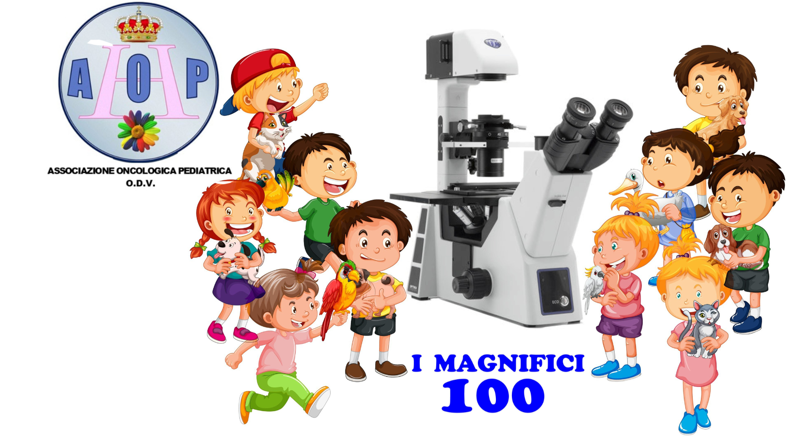 Le Sezioni ANDI Alessandria, Cuneo e Vercelli aderiscono all’iniziativa “I Magnifici 100” promossa dall’Associazione Oncologica Pediatrica di Vercelli